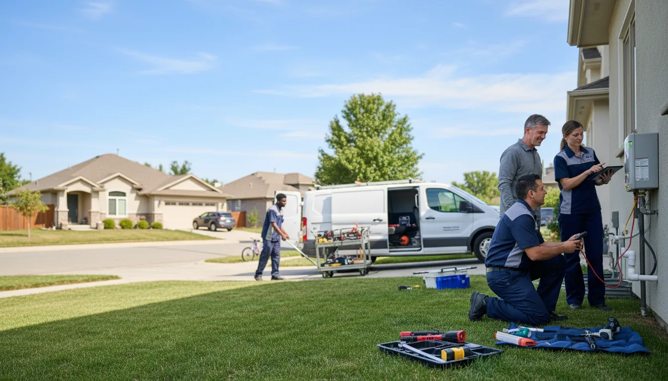 Tankless water heater service in Sublette, KS